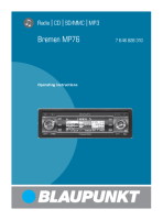 Blaupunkt Bremen-MP-76 - Owners Manual